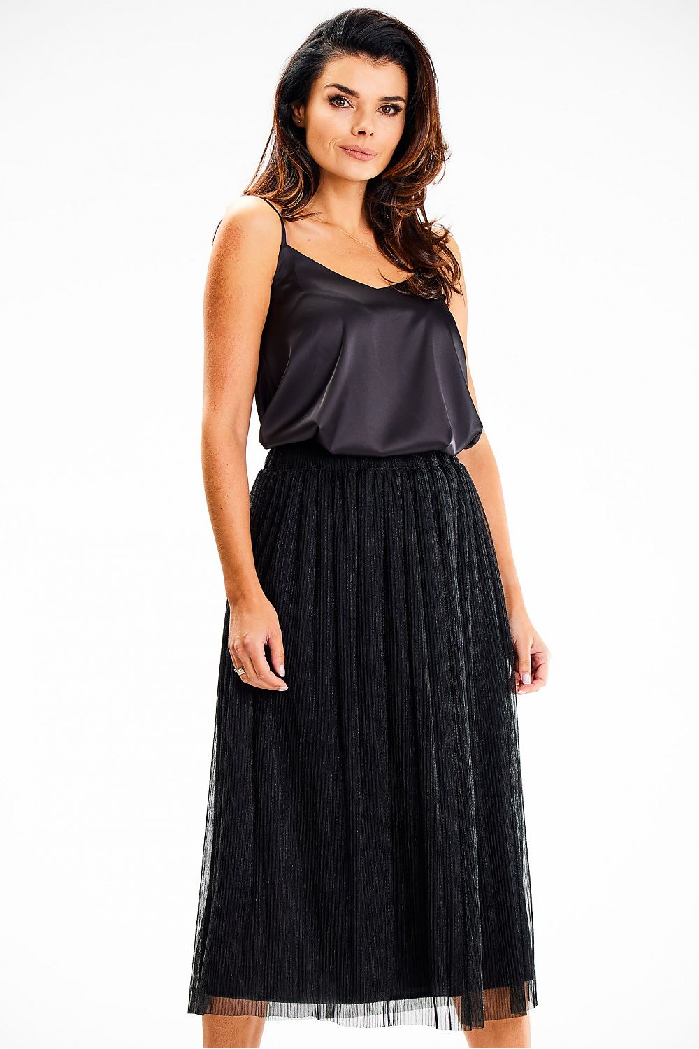 Skirt model 189426 awama 189426_1103238 445 short skirt and top set Fashion Nordic