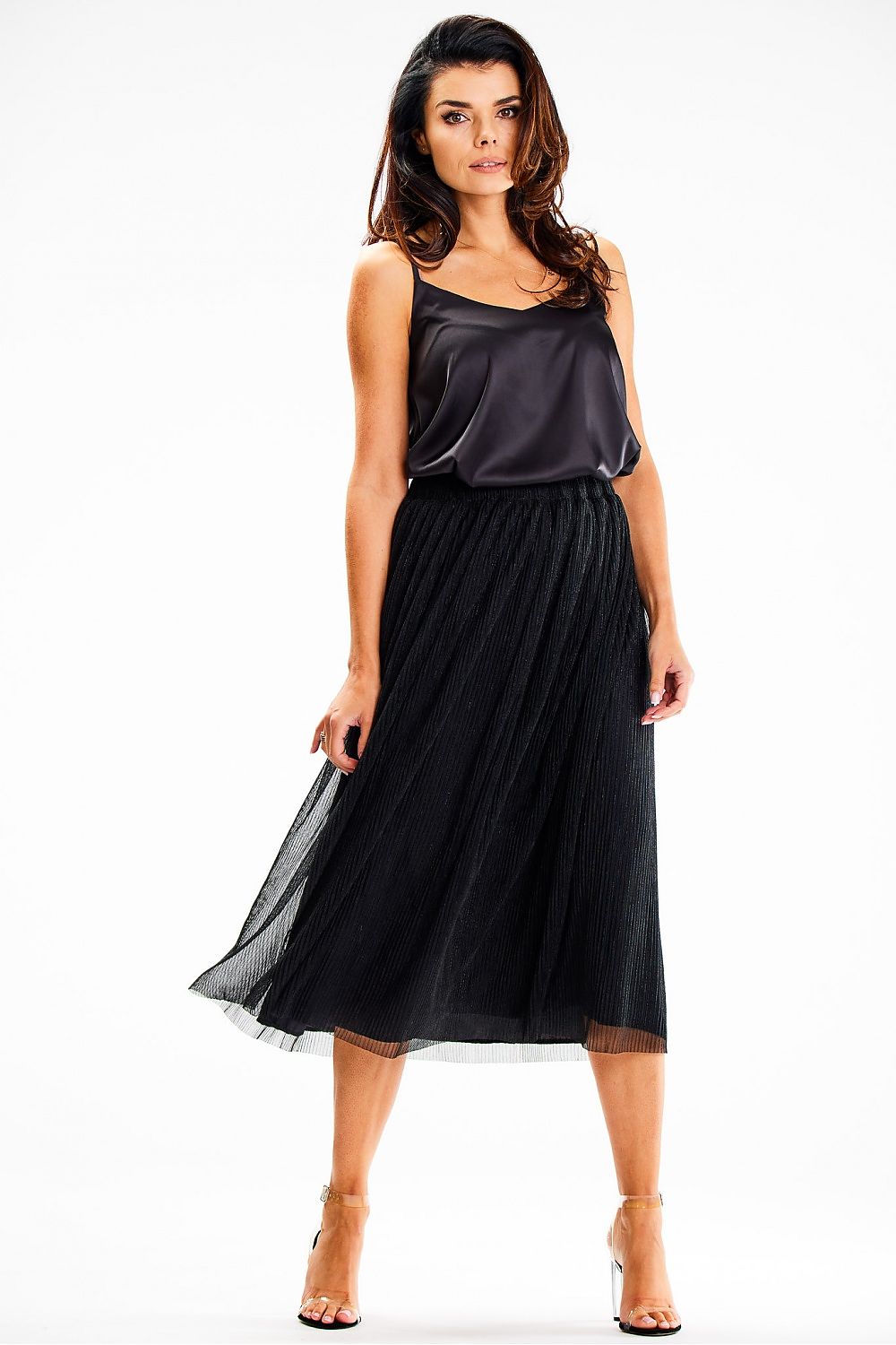 Skirt model 189426 awama 189426_1103238 445 short skirt and top set Fashion Nordic