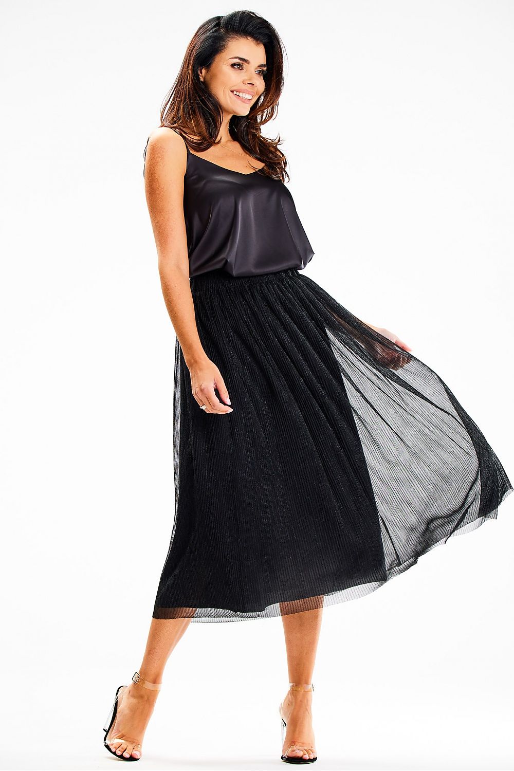 Skirt model 189426 awama 189426_1103238 445 short skirt and top set Fashion Nordic