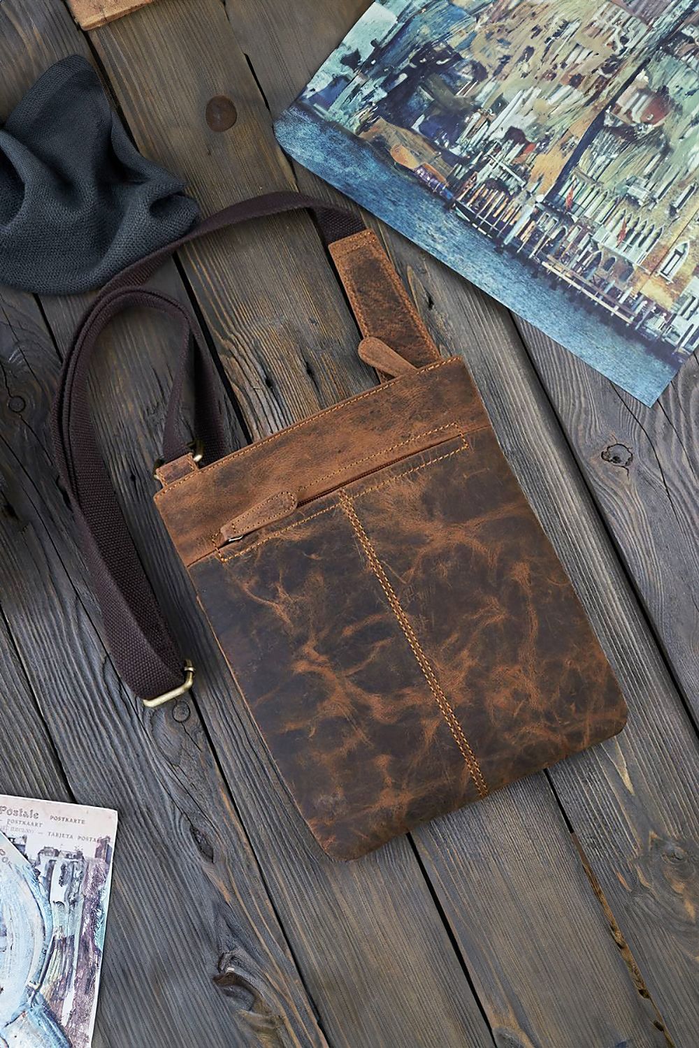 Natural leather bag model 191538 Galanter 191538_1112343 314 Women’s Handbags Fashion Nordic