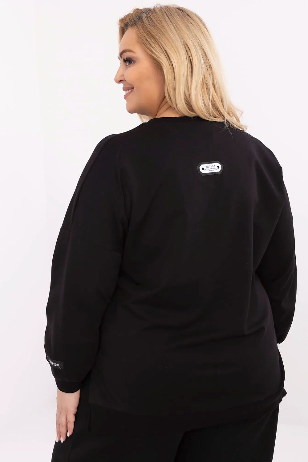 Plus size sweatshirt model 211730 Relevance-Fashion Nordic