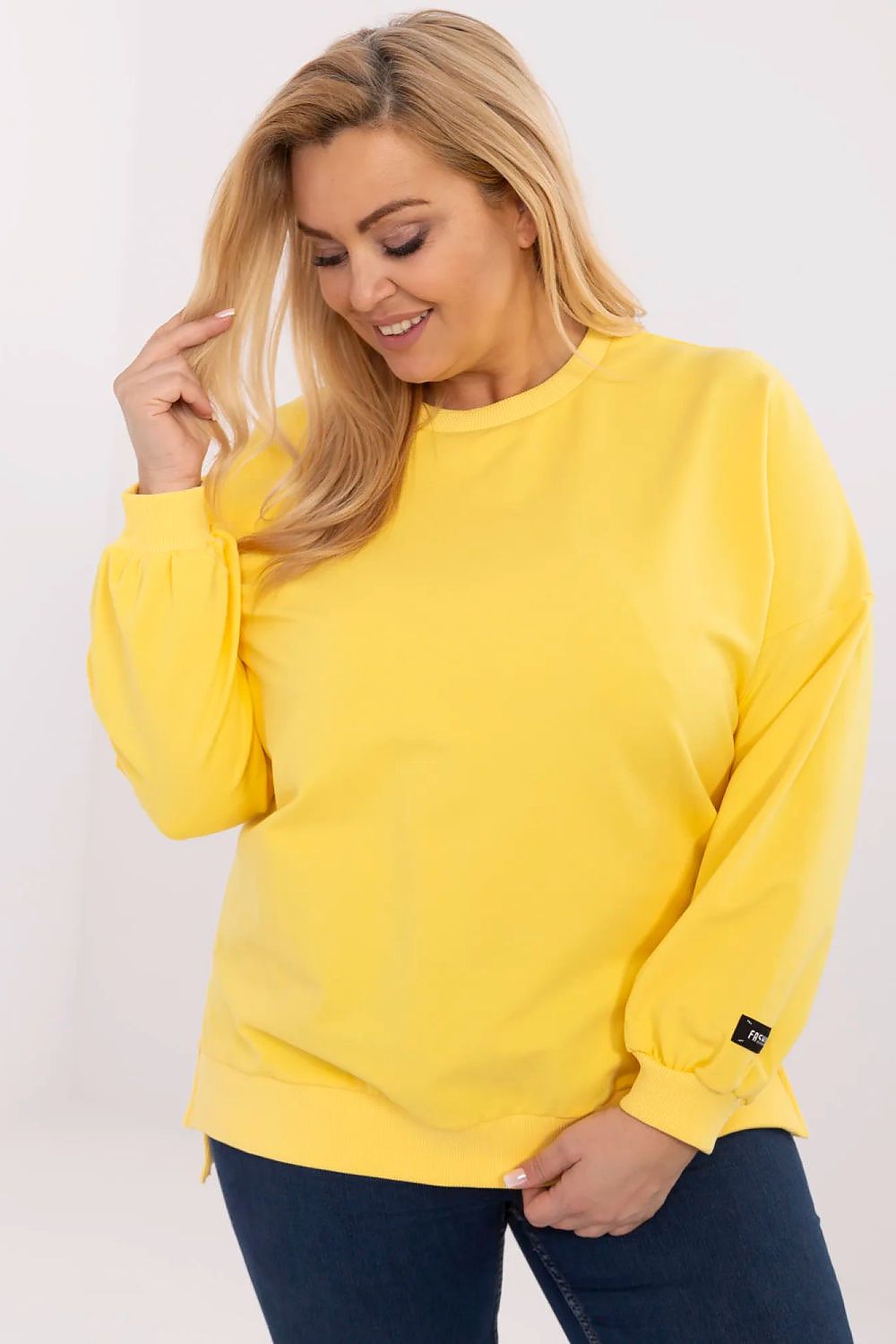 Plus size sweatshirt model 211730 Relevance-Fashion Nordic
