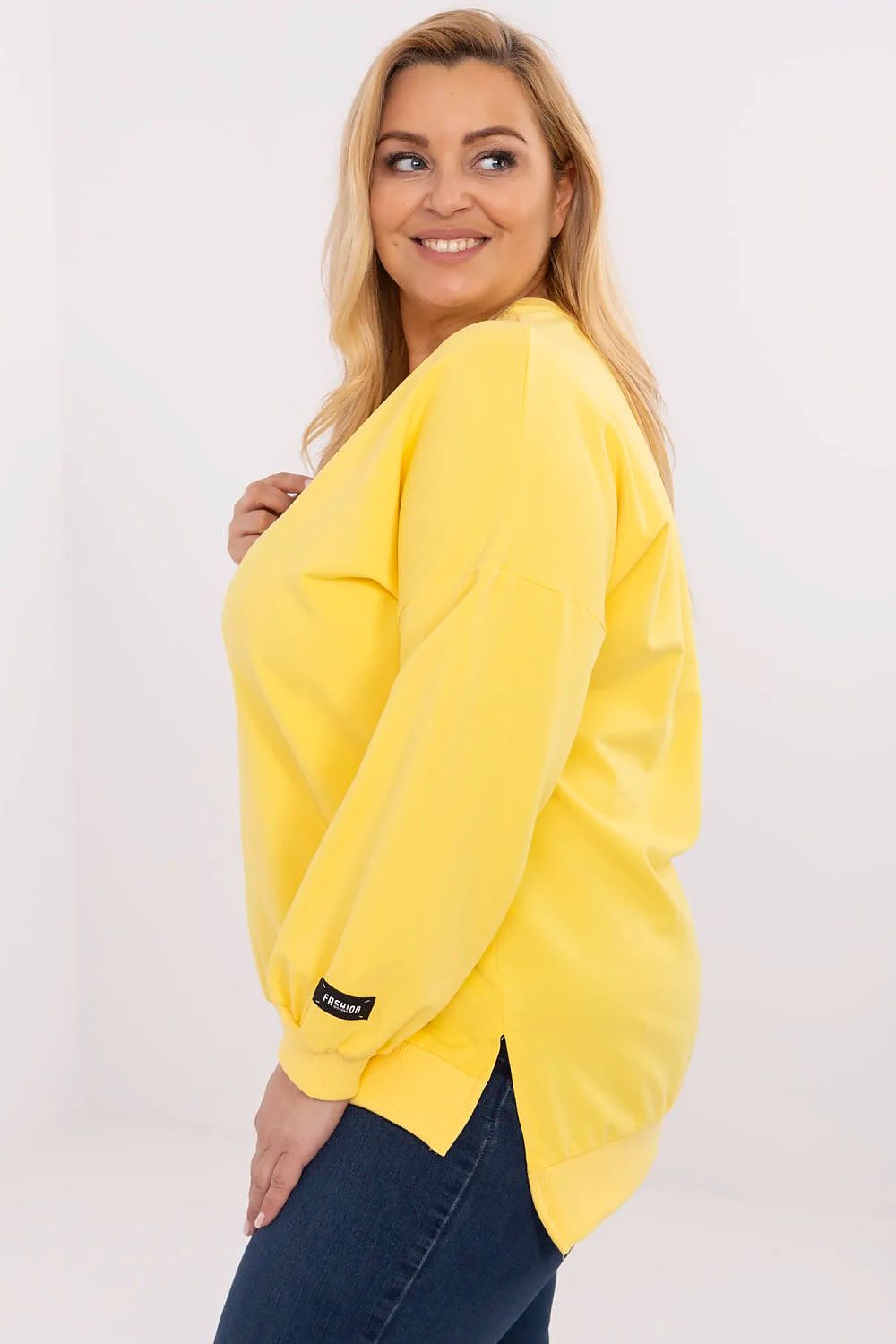 Plus size sweatshirt model 211730 Relevance-Fashion Nordic