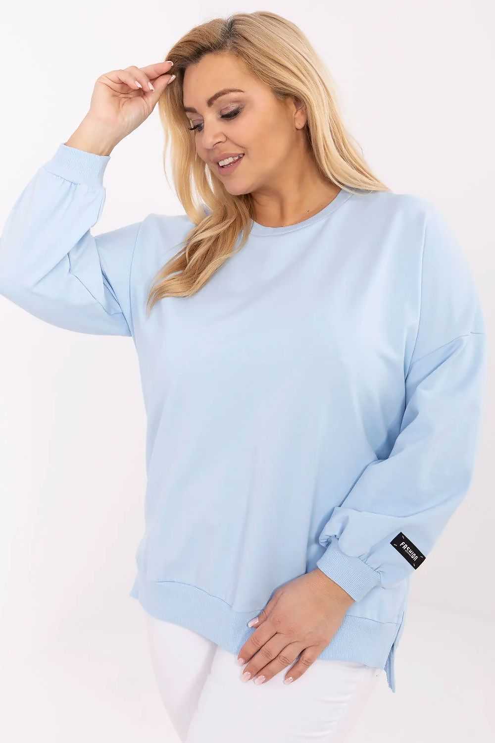 Plus size sweatshirt model 211730 Relevance 211730_1214583 218 kr Women’s Sweatshirts Relevance Fashion Nordic