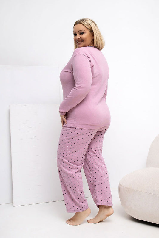Plus Size Pajamas model 223304 Forever Pink
