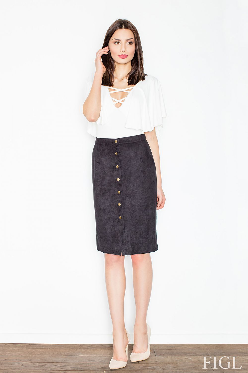 Skirt model 52614 Figl 52614_321375 113 Short Skirt and Top Sets Fashion Nordic