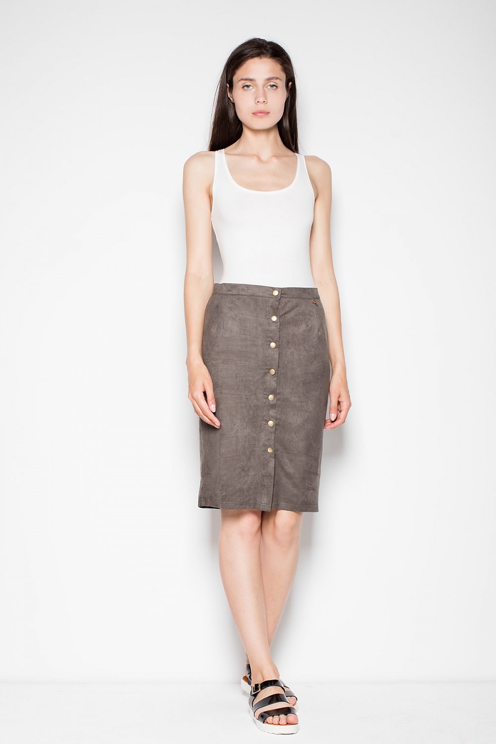 Skirt model 77378 Venaton 77378_492887 197 Short Skirt and Top Sets Fashion Nordic