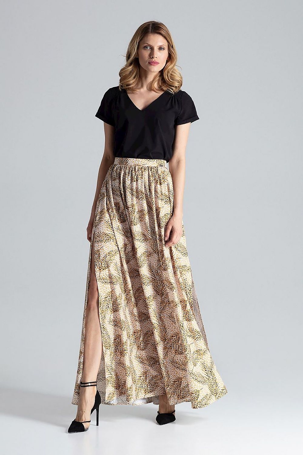 Long skirt model 132472 Figl 132472_819956 312 Short Skirt and Top Sets Fashion Nordic