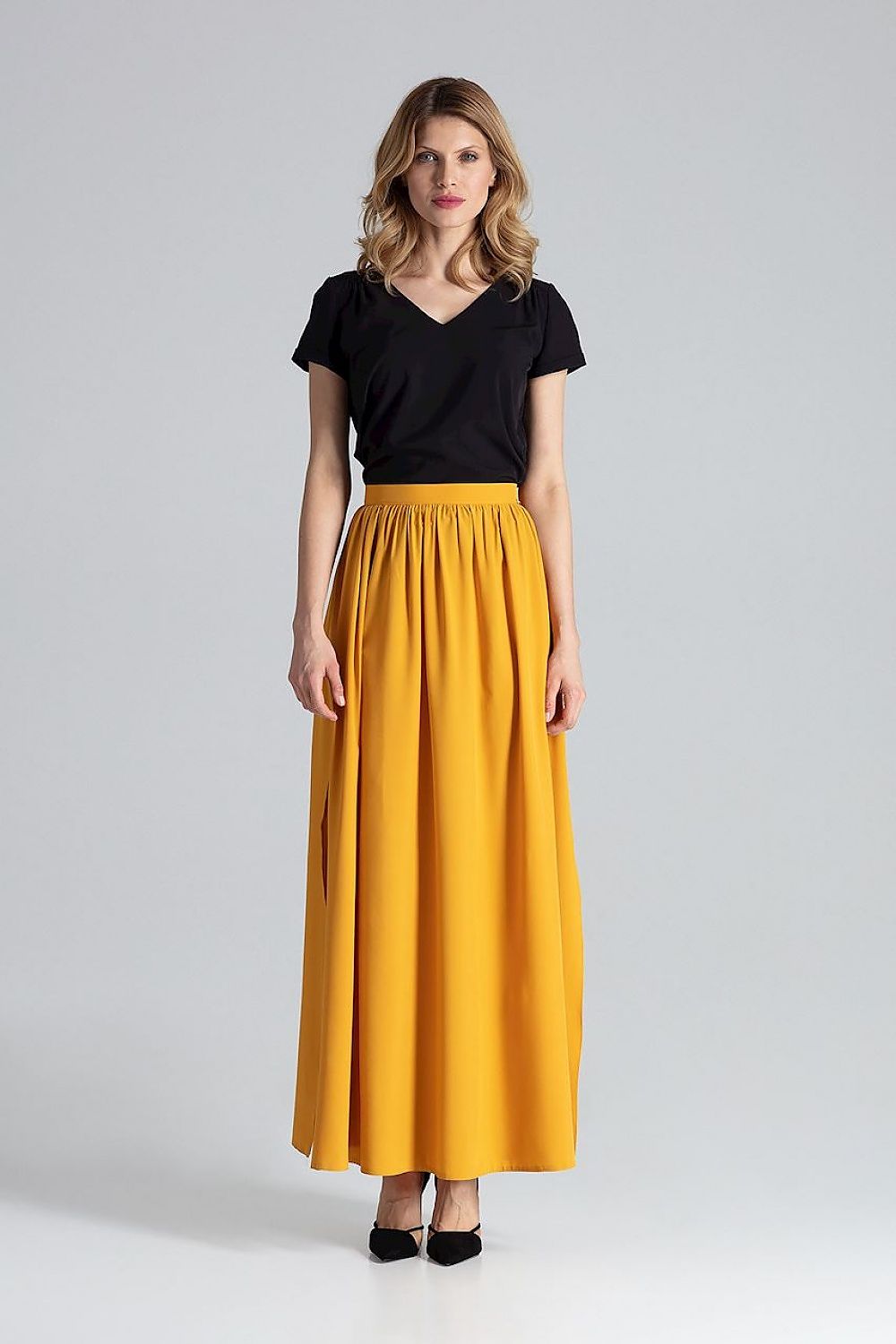 Long skirt model 132472 Figl 132472_819956 312 Short Skirt and Top Sets Fashion Nordic
