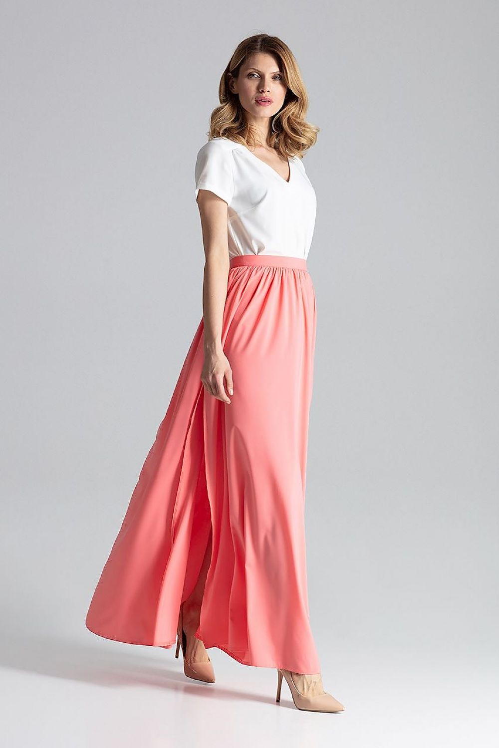 Long skirt model 132472 Figl 132472_819956 312 Short Skirt and Top Sets Fashion Nordic