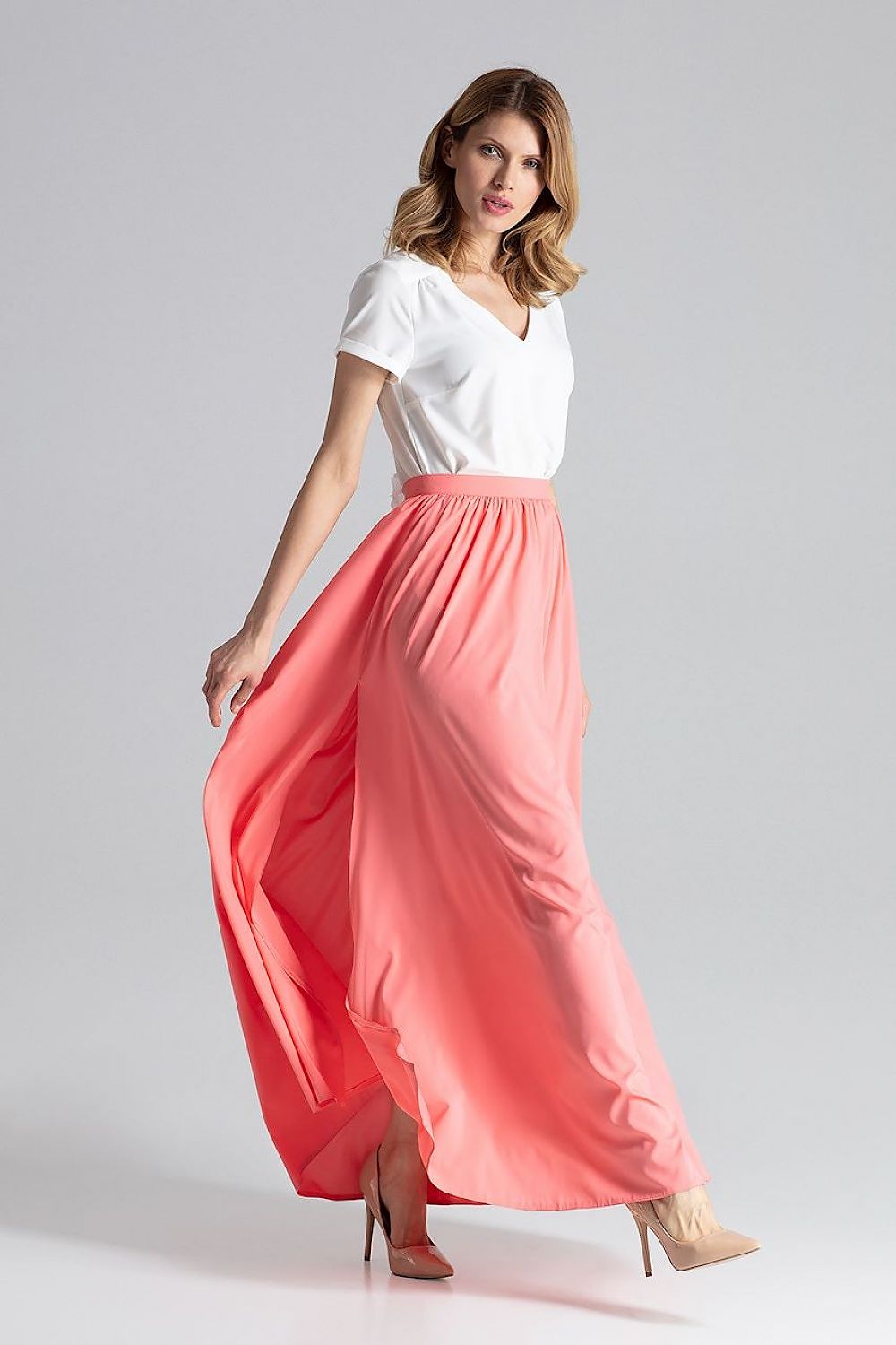 Long skirt model 132472 Figl 132472_819956 312 Short Skirt and Top Sets Fashion Nordic