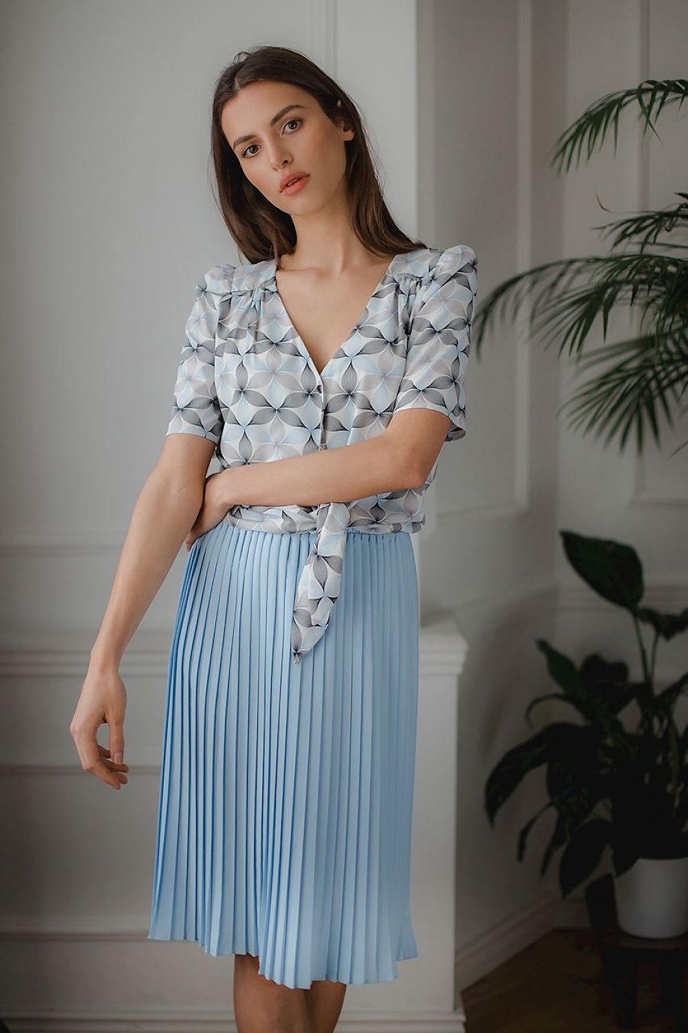 Skirt model 143915 Lenitif 143915_882098 231 Short Skirt and Top Sets Fashion Nordic