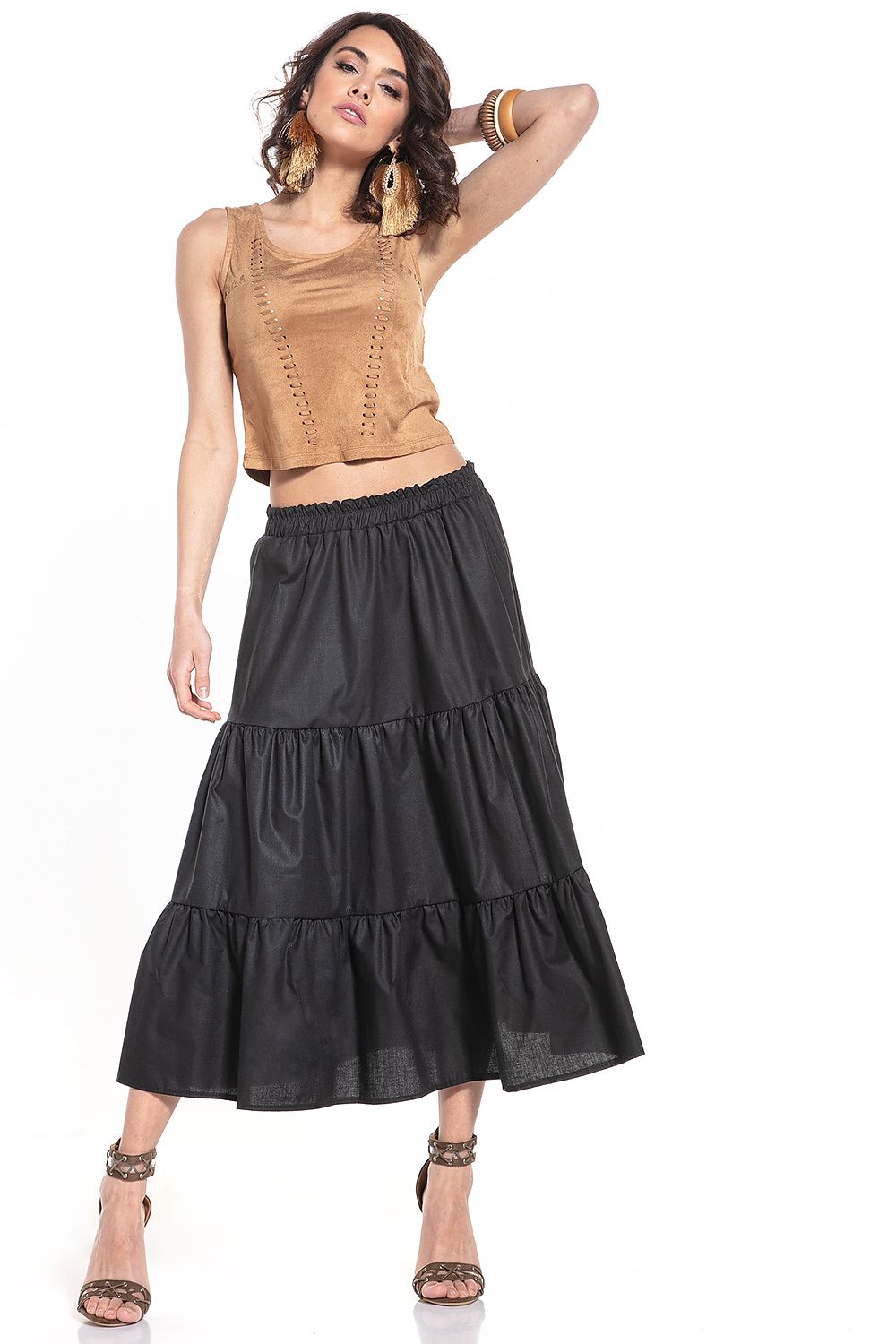 Long skirt model 152899 Tessita 152899_926051 491 Short Skirt and Top Sets Fashion Nordic