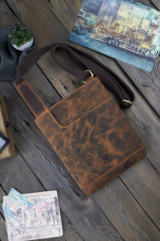 Natural leather bag model 191538 Galanter-Fashion Nordic