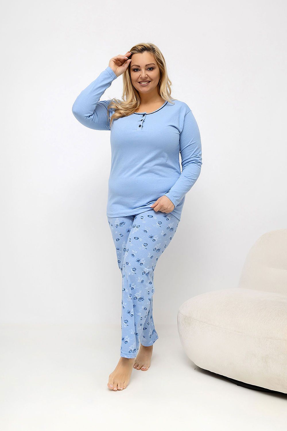  Plus Size Pajamas model 226133 Forever Pink 